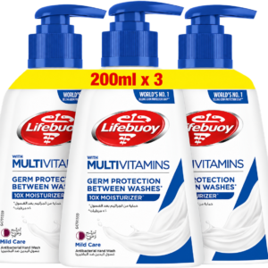 100 percent STRONGER GERM PROTECTION : Lifebuoy Antibacterial Total 10 bar soap to help protect you and your family against germs for up to 10 hours NEW MULTIVITAMIN FORMULA: This deep cleansing Antibacterial bar soap forms an active germ shield on the skin to keep you protected throughout the day LIFEBUOY TOTAL 10: Discover Lifebuoy's bestselling, germ protection antibacterial bar soap, designed for daily hygiene WORLD’S NO1 GERM PROTECTION: This body soap is trusted by families across the globe DERMATOLOGIST APPROVED: This Antibacterial bar soap has been dermatologically tested to ensure it’s safe for all skin types EXPLORE THE LIFEBUOY RANGE: Find your favourite from Lifebuoy Mild Care, Lemon Fresh and Cool Fresh collections
